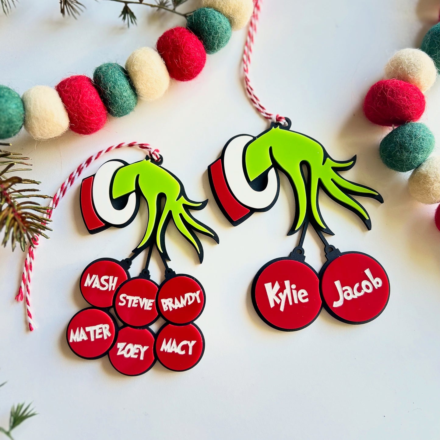 The Grinch Family Ornament