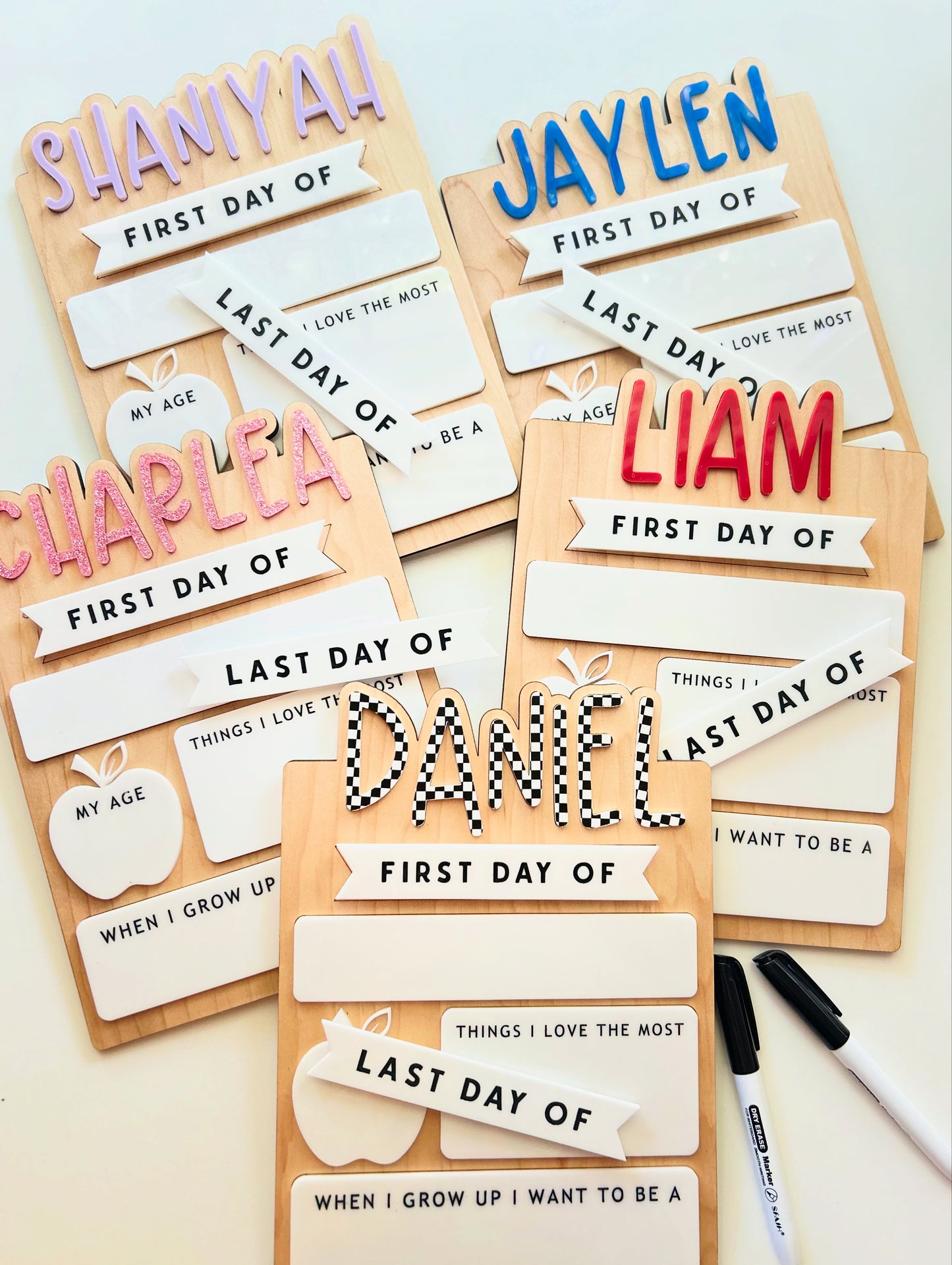SQUARED Interchangeable Back to School Signs