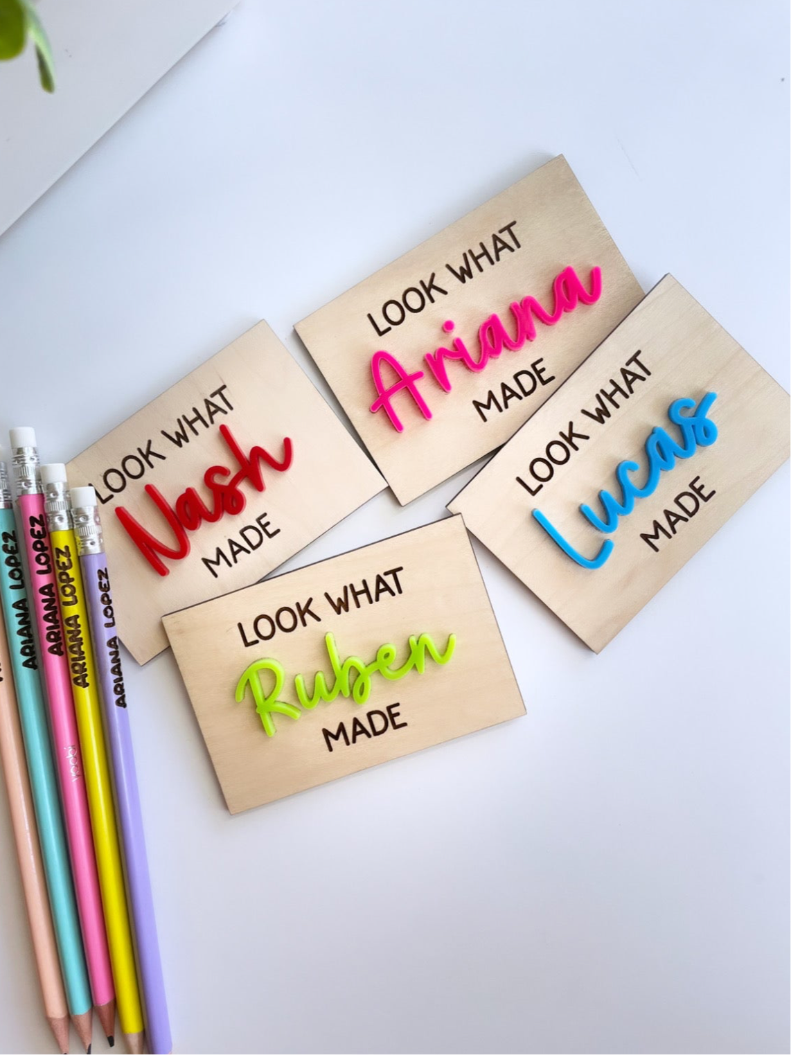 “Look what I made” Magnets