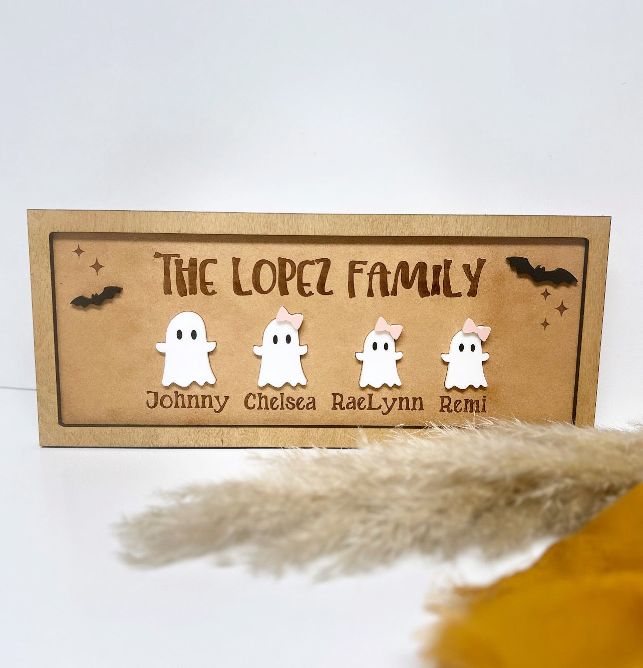 Boo Family Sign
