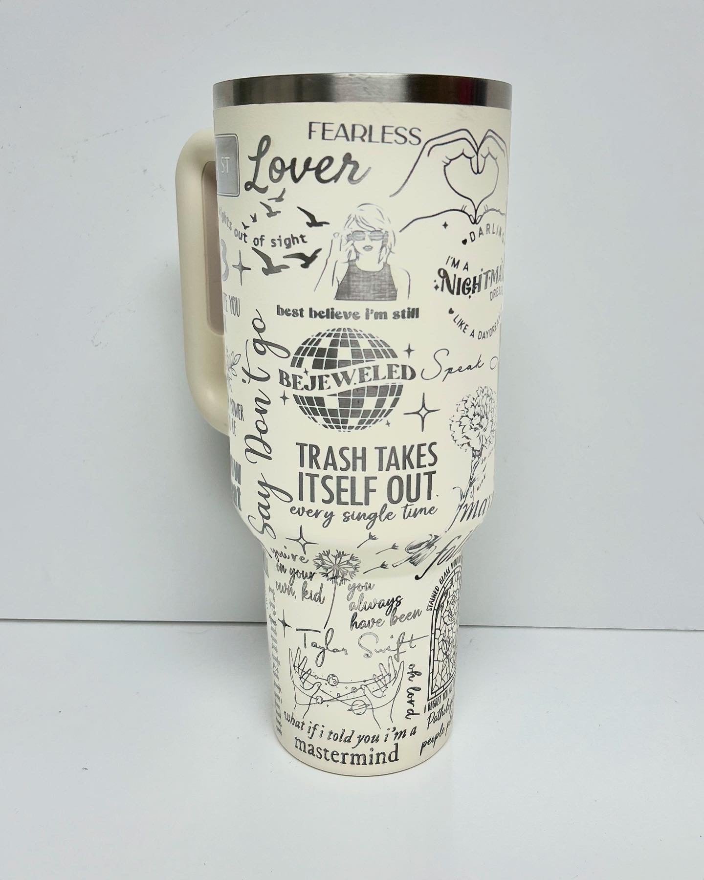 Taylor Swift inspired Stanley Cup 40oz