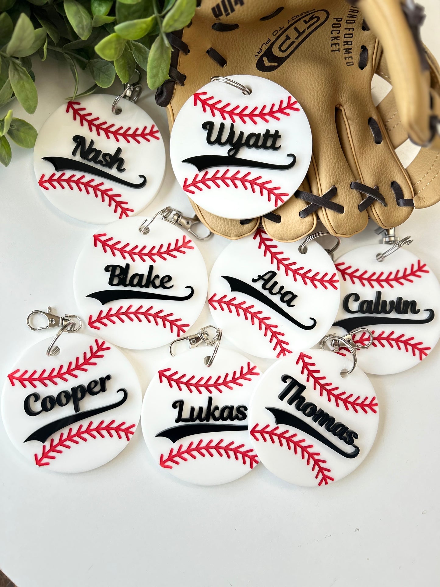 Baseball Keychain