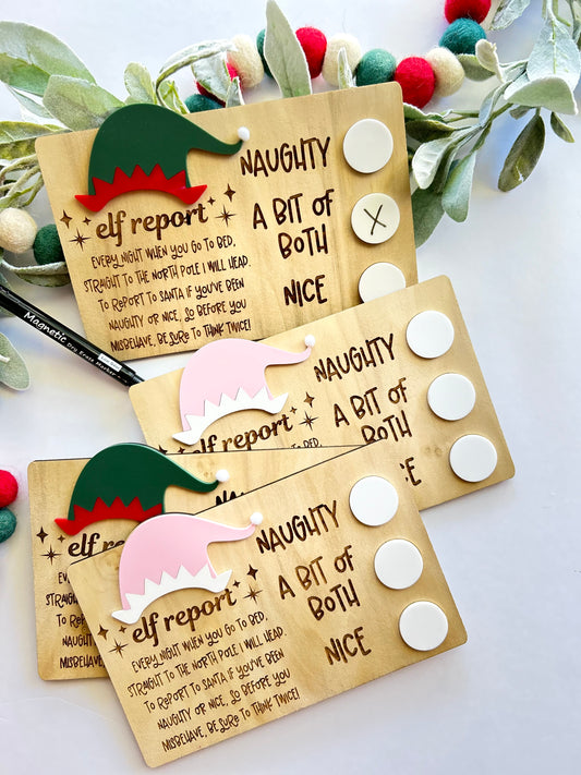 Elf Report Card