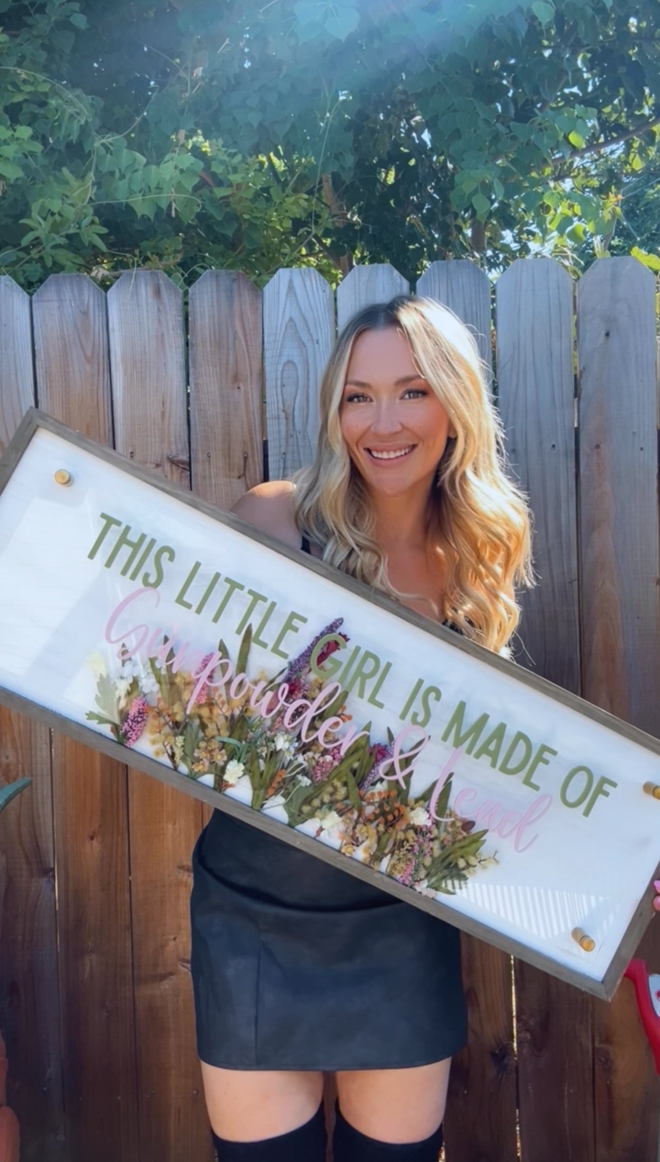 Floral Sign