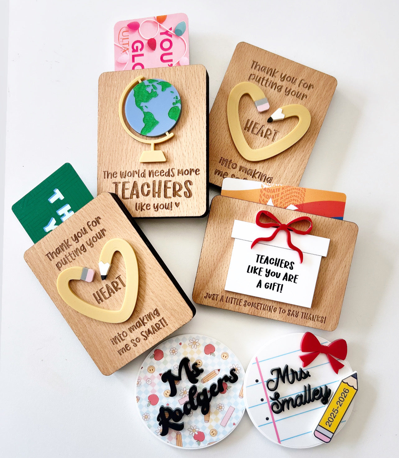 Teacher Appreciation Gift Card Holder