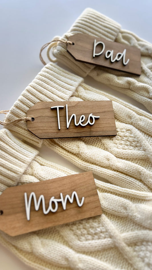Stocking Name Tags