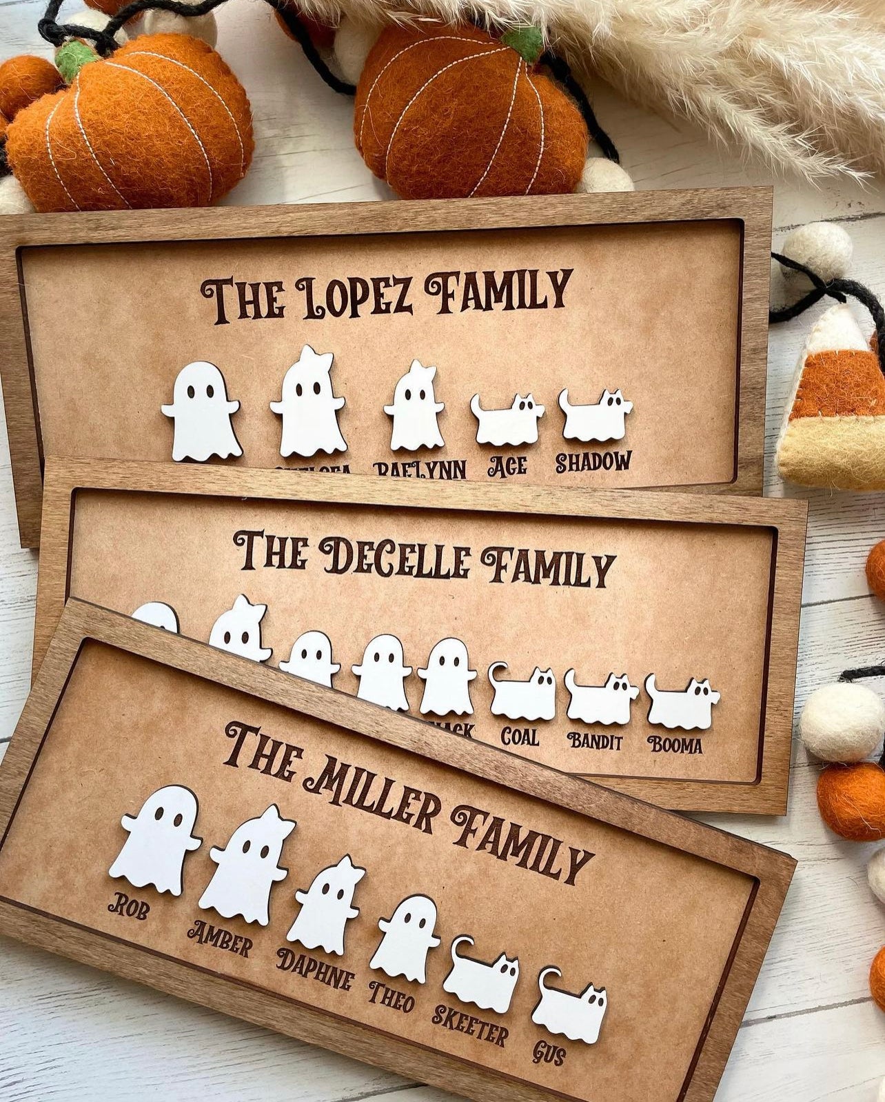 Boo Family Sign