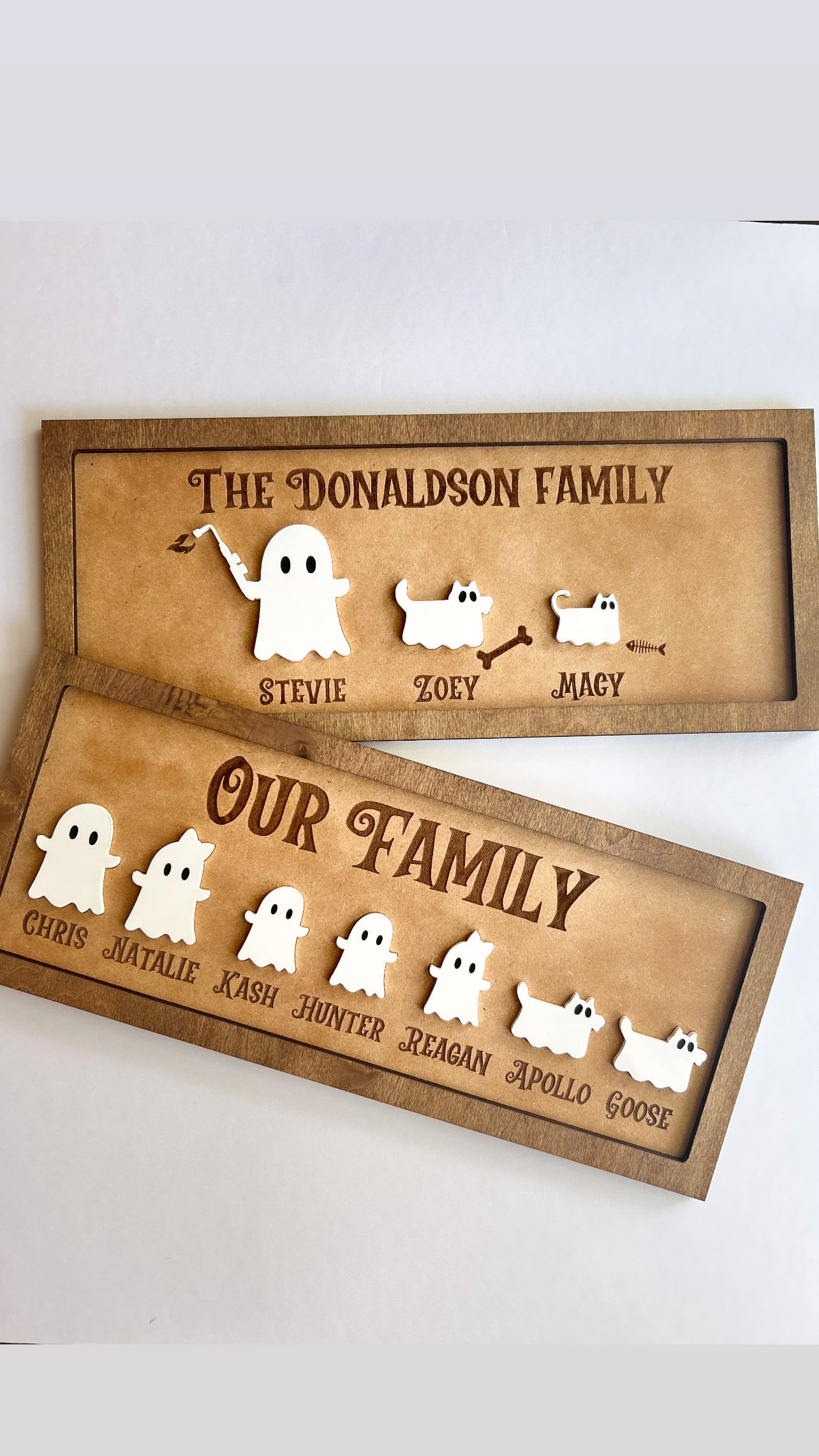 Boo Family Sign