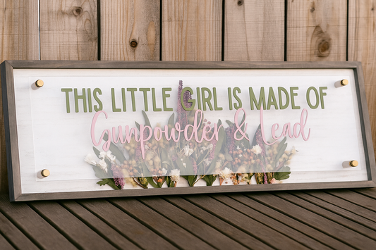 Floral Sign