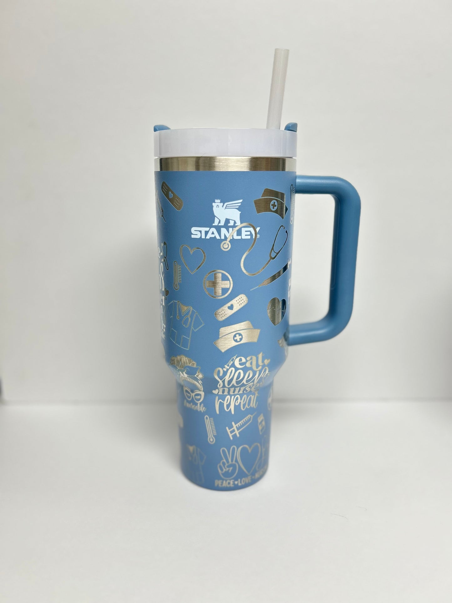 Nurse Themed 40oz Stanley Tumbler